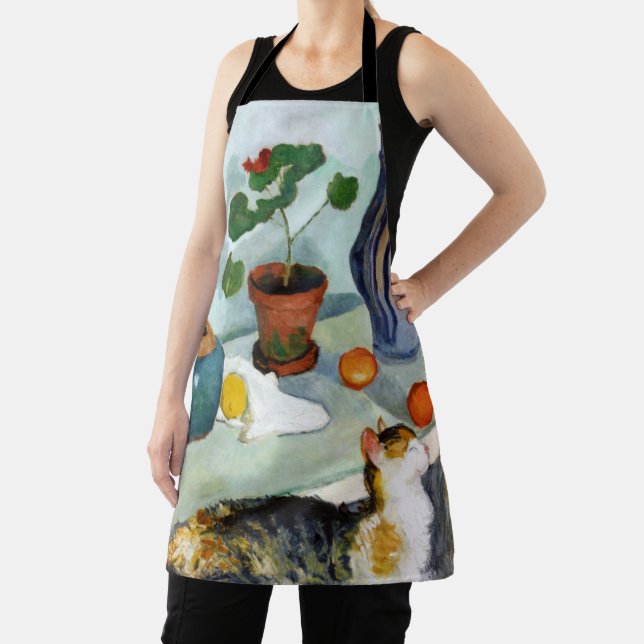 Cat and Still Life, August Macke Apron (Insitu)