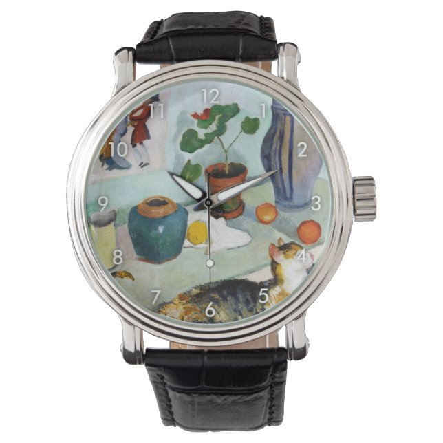 Cat and Still Life, August Macke Watch (Front)