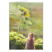 Cat and Sunflower (Front)