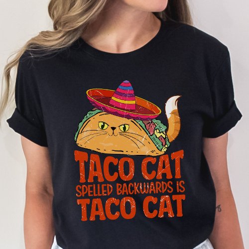 Cat and Taco Lover Shirt Funny Taco Pun T_Shirt
