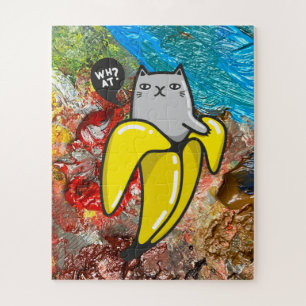 Cat and the colors jigsaw puzzle