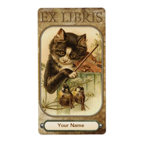 Cat and the Fiddle Book Plate