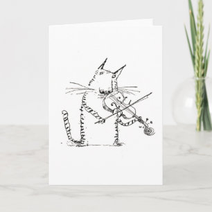 Cat and the Fiddle Card