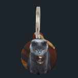 Cat and the soap bubble pet ID tag<br><div class="desc">cat cats puppy animal , kittens pet kitten kitty , meow feline tabby british,  shorthair grey sitting bubble , animals cute gray domestic , whiskers soap little animal,  cool cat cats puppy , animal kittens pet kitten,  kitty meow feline tabby</div>