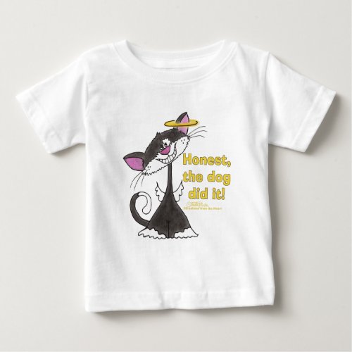 Cat Angel Baby T_Shirt