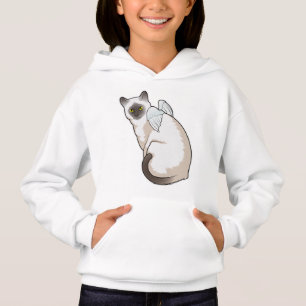 Cat Angel wings Hoodie