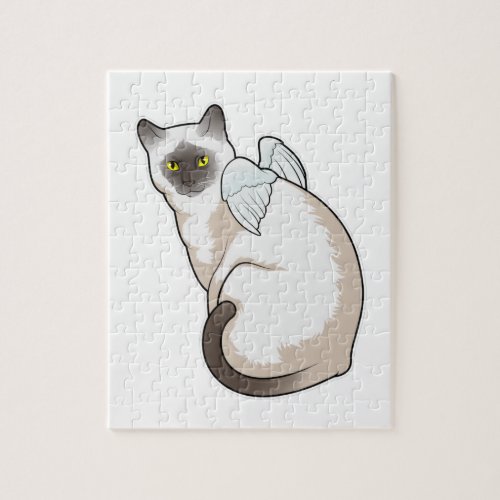 Cat Angel wings Jigsaw Puzzle