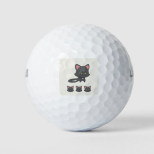 Cat Animal Cute Love Kitten Friendship Feline Golf Balls