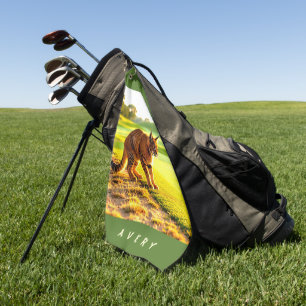 Cat Animal Golf Towel