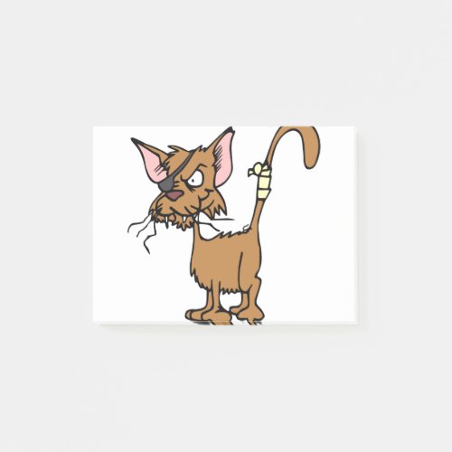 Cat Animal Injured Hurt Fighting Patch Pet Post_it Notes