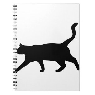 Cat Animal The Silhouette Domestic Cat Kitten Notebook