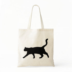 Cat Animal The Silhouette Domestic Cat Kitten Tote Bag