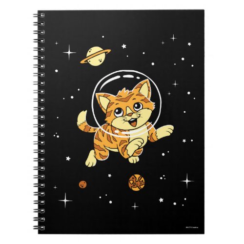 Cat Animals In Space Notebook