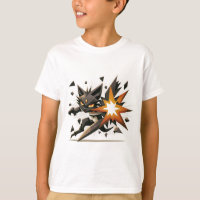 Cat anime special attack T-Shirt