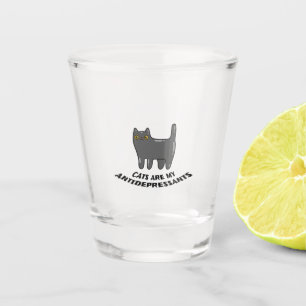 Cat Antidepressant Shot Glass