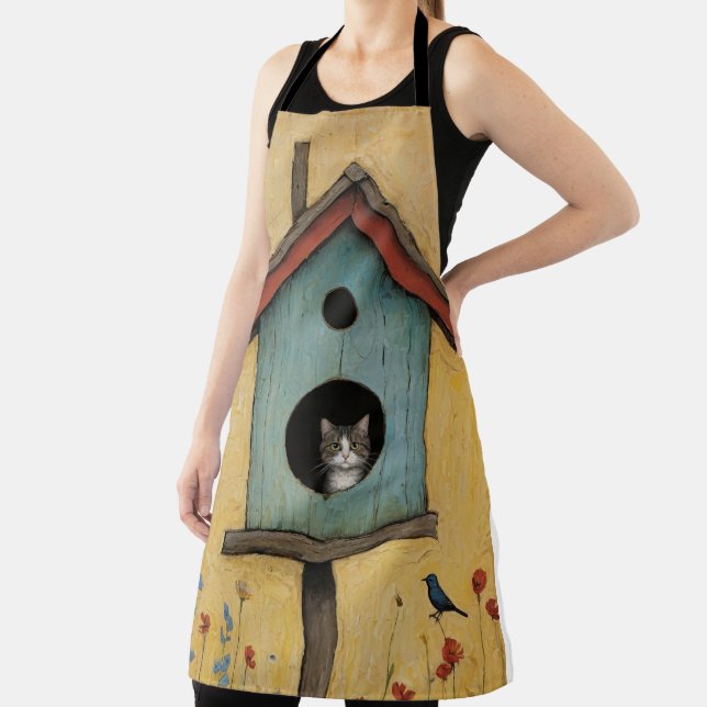 Cat Approved Bird House! Apron (Insitu)