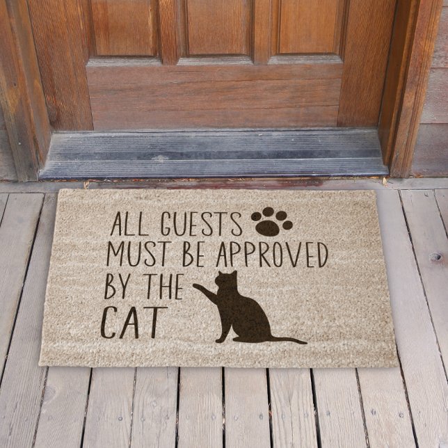 Cat Approved Guests Only Fiber Doormat (Creator Uploaded)