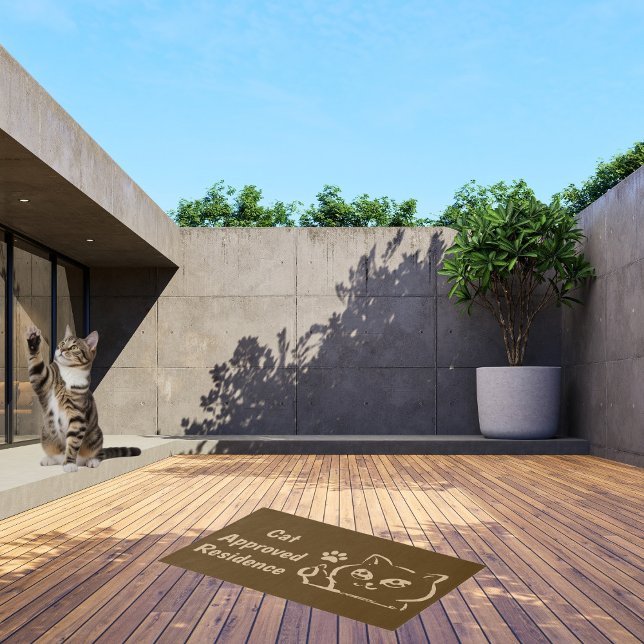 Cat Approved Residence Brown Rug (Creator Uploaded)