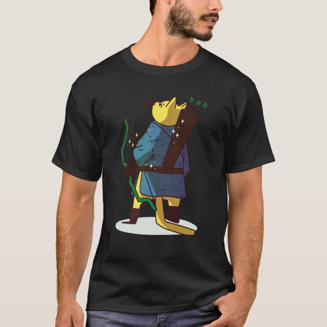 cat arrows archery T-Shirt (Front)