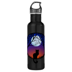 Cat Art Cat Lover Sport Bottles