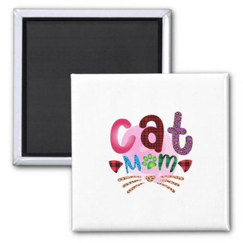 Cat Art Cat Mom_2 Magnet