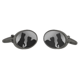 Cat Art Cufflinks Personalized Cat Lover Gifts