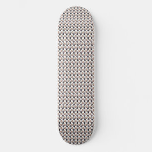 Cat Art   Cute Cat Pattern Seamless Background Skateboard