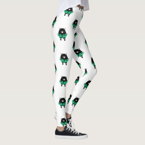 Cat Art Designed Leggings