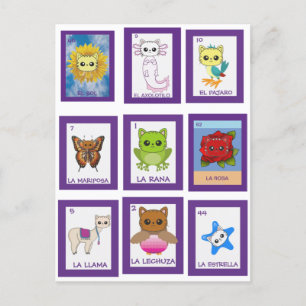 Cat Art Lottería,  Postcard