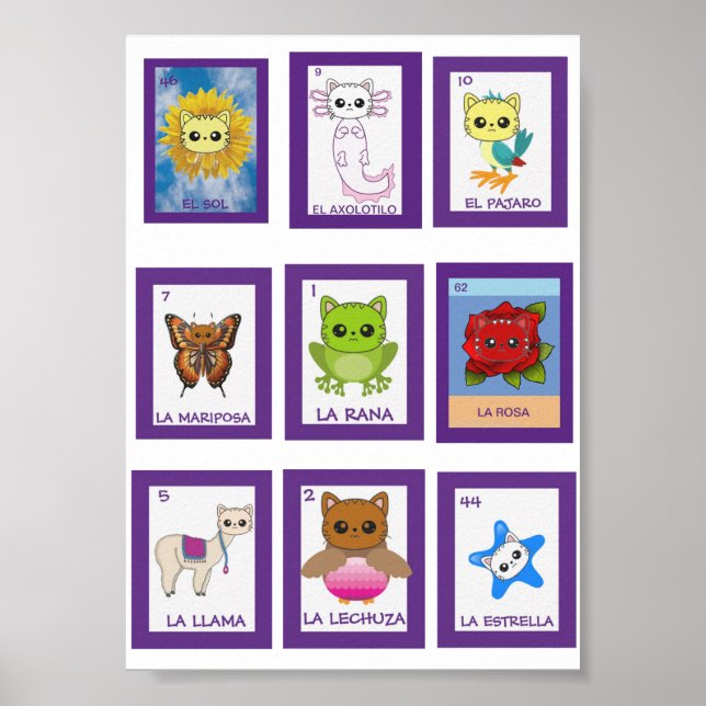 Cat Art Lottería,  Poster (Front)