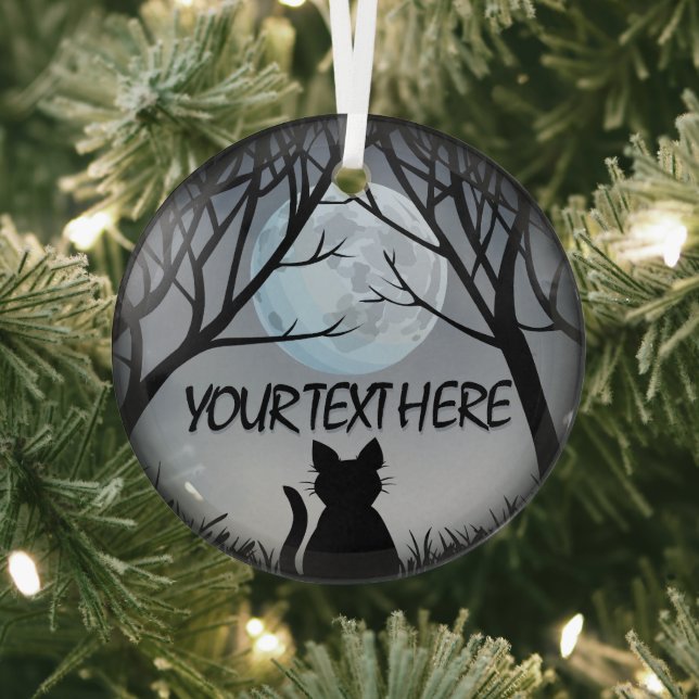 Cat Art Ornament Personalized Cat Lover Decoration (Insitu)