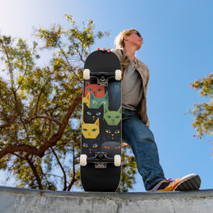 CAT ART SKATEBOARD