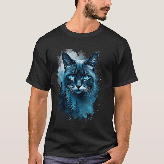 Cat art T-Shirt (Front)