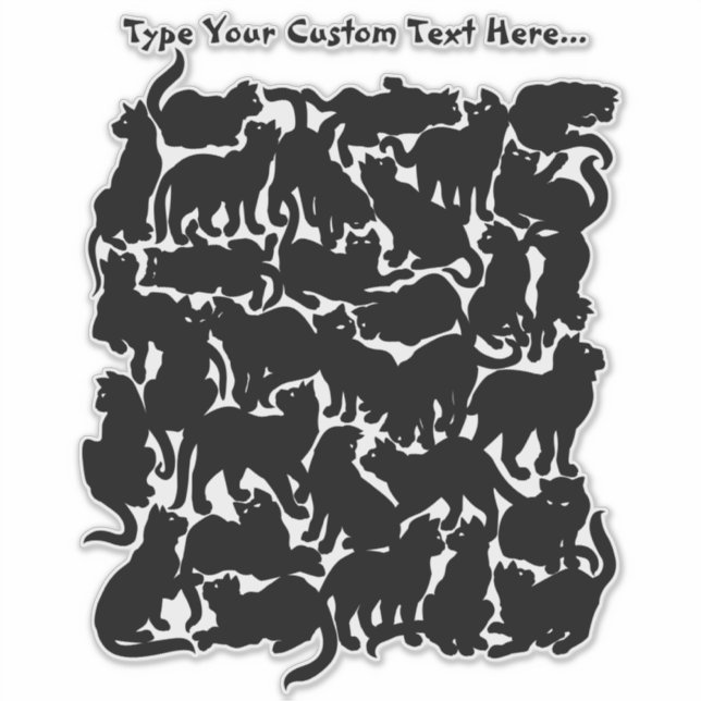 Cat Art Temporary Tattoo Cat Lover Skin Art (Front)