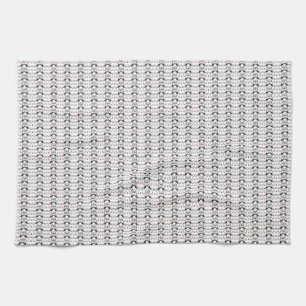 Cat Artwork Cute Cat Pattern Seamless Background Kitchen Towel