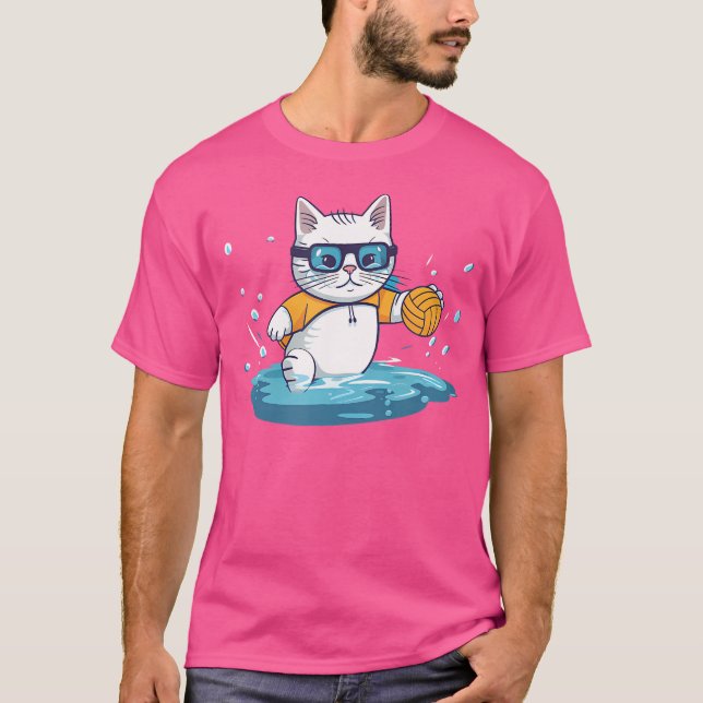 Cat As A Player Design Water Polo (Front)