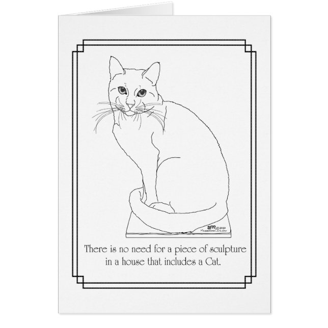 Cat as Artwork Cards (Front)