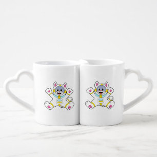 Cat as Astronaut in Costume Coffee Mug Set