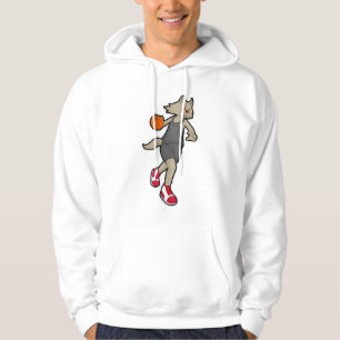 Cat as Basketball player with Basketball Hoodie
