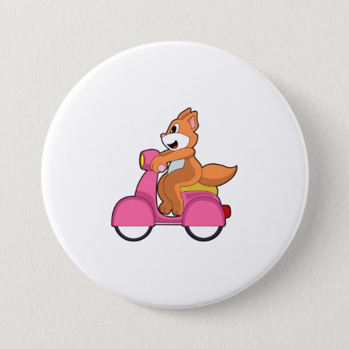 Cat as Biker with ScooterPNG Button