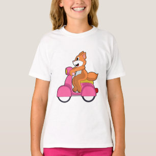 Cat as Biker with Scooter.PNG T-Shirt