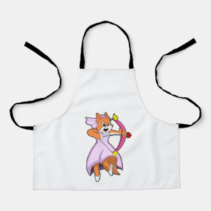 Cat as Bride with Wedding dress.PNG Apron