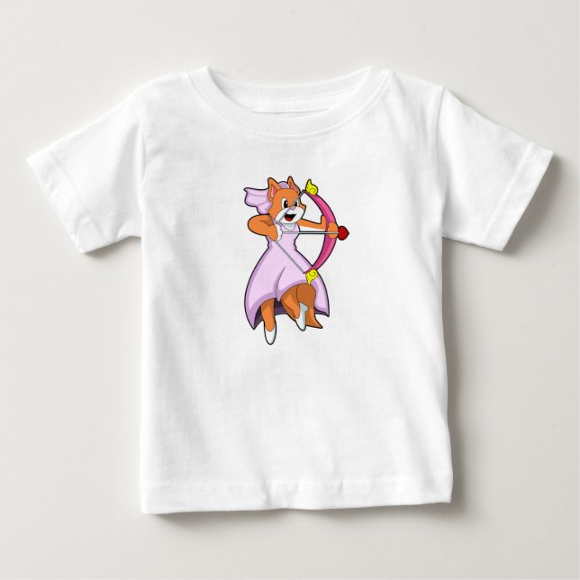 Cat as Bride with Wedding dress.PNG Baby T-Shirt (Front)