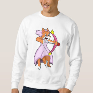 Cat as Bride with Wedding dress.PNG Sweatshirt