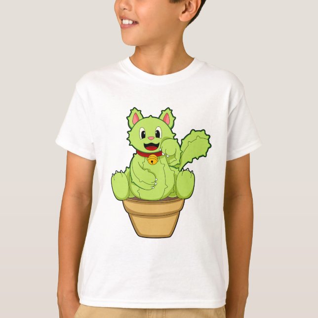 Cat as Cactus T-Shirt (Front)