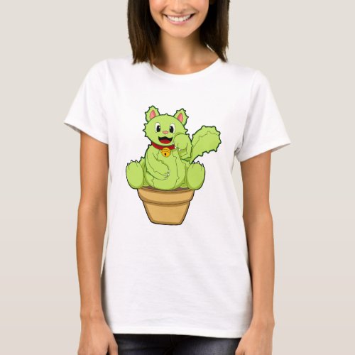 Cat as Cactus T_Shirt