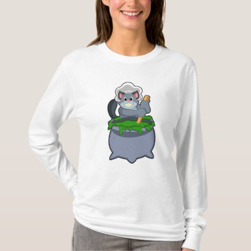 Cat as Cook with Magic potion T_Shirt