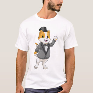 Cat as Groom with Ribbon T-Shirt