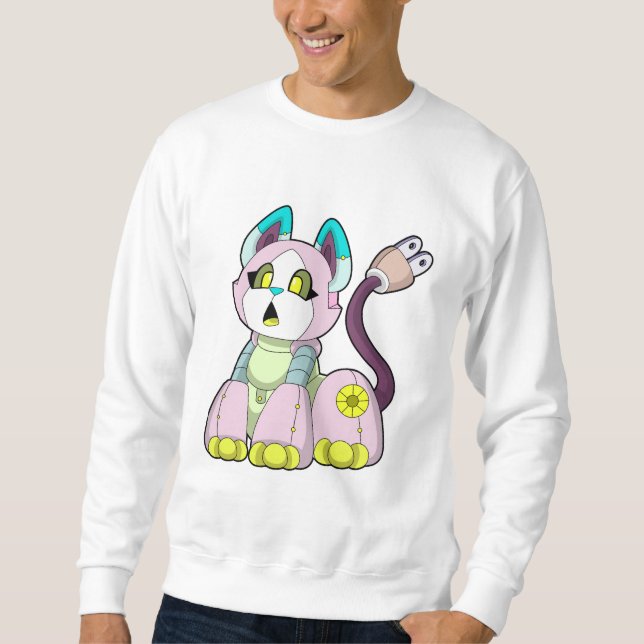 Cat as Robot Sweatshirt (Front)