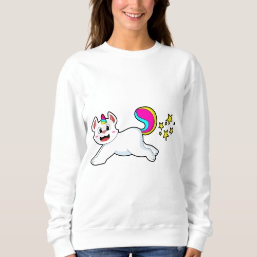Cat as Unicorn Sweatshirt